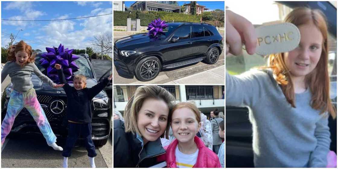 Reactions as woman gifts her 9-year-old daughter Mercedes Benz GL car that costs N111 million Reactions as woman gifts her 9-year-old daughter Mercedes Benz GL car that costs N111 million