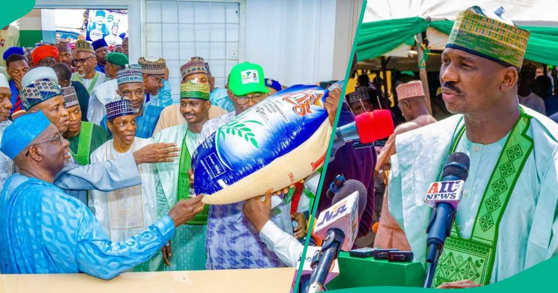 Gwamna ya kaddamar da kasuwar sauki Gwamna ya kaddamar da kasuwar sauki