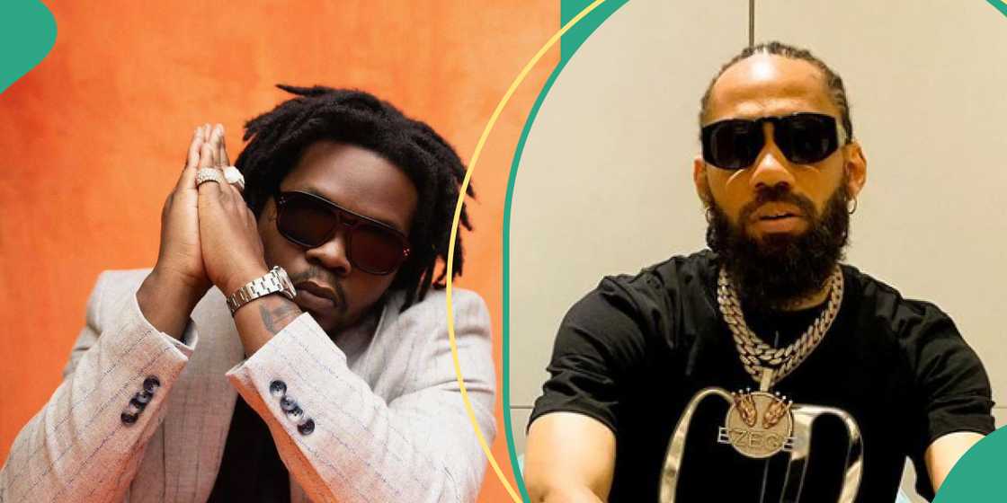 Netizens compared Olaimide and Phyno