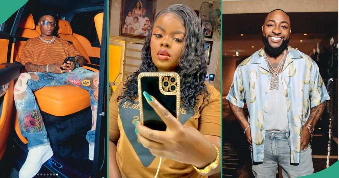 Nigerian lady explains why she thinks Wizkid is more mature than Davido Nigerian lady explains why she thinks Wizkid is more mature than Davido