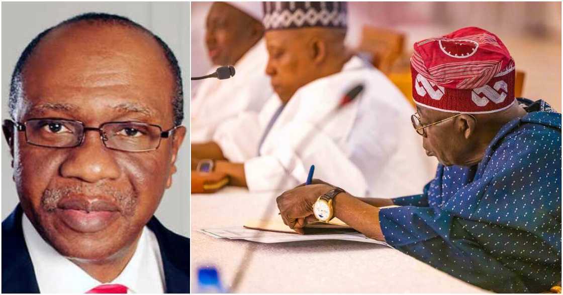 President Bola Tinubu, CBN, Central Bank of Nigeria, Godwin Emefiele President Bola Tinubu, CBN, Central Bank of Nigeria, Godwin Emefiele