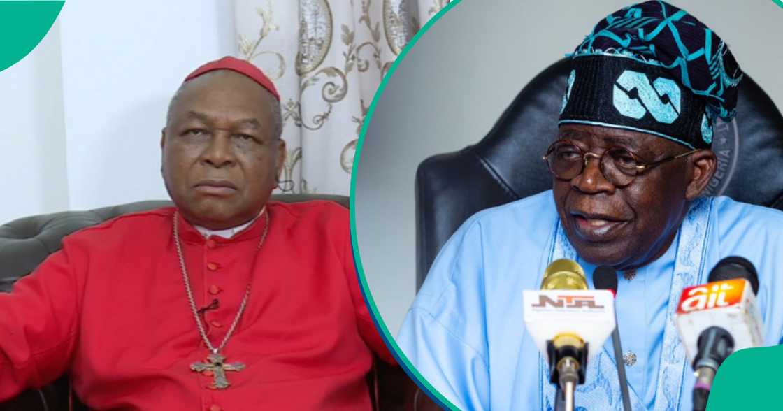 Cardinal Onaiyekan da Tinubu.