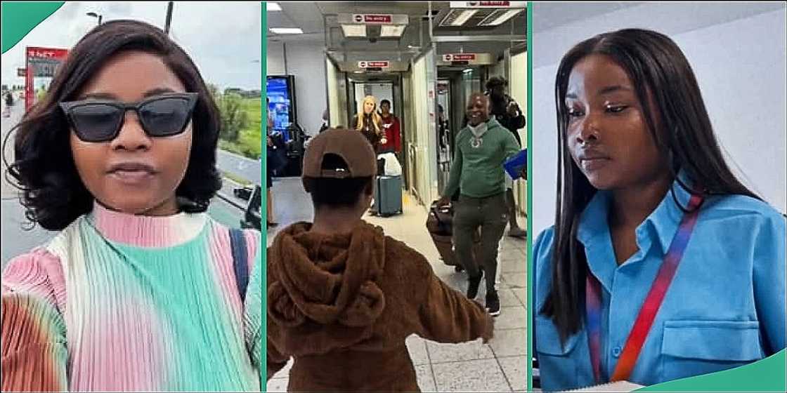 Lady reunites with dad in UK Lady reunites with dad in UK