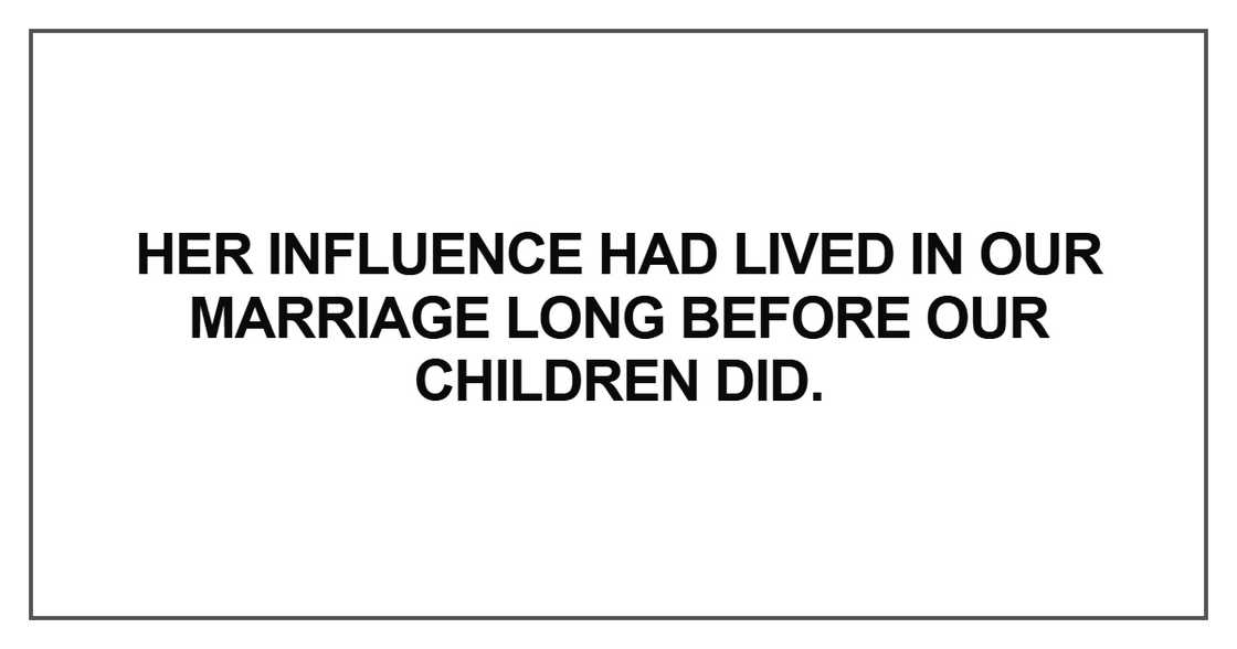 Her influence had lived Her influence had lived