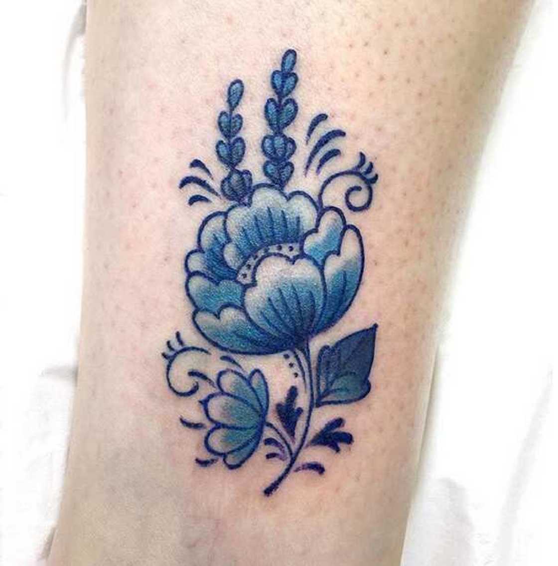 Flower tattoo design