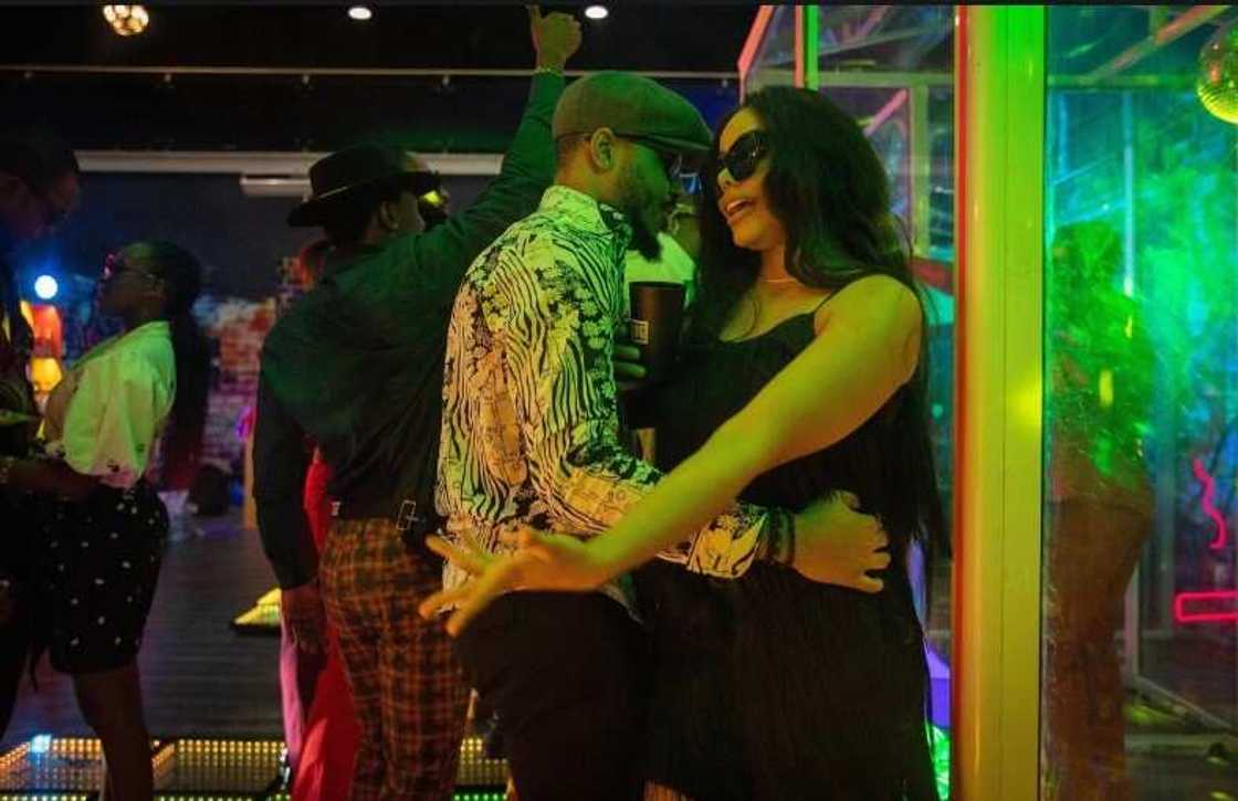 HoH and Nengi on the dance floor. Africa Magic HoH and Nengi on the dance floor. Africa Magic