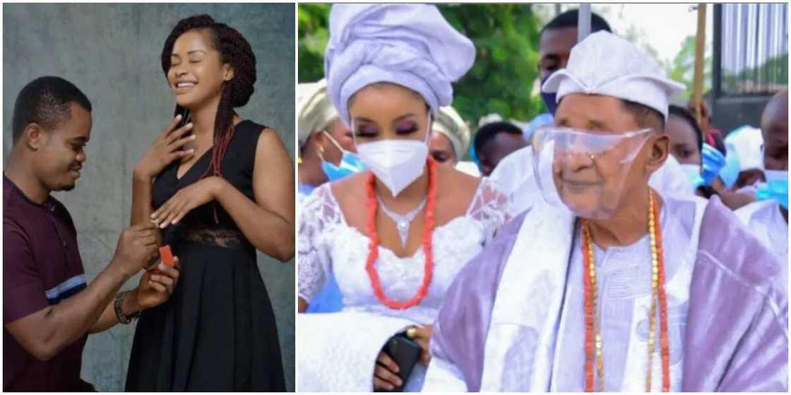 Chioma in viral engagement photos denies being Alaafin of Oyo’s 13th wife Chioma in viral engagement photos denies being Alaafin of Oyo’s 13th wife