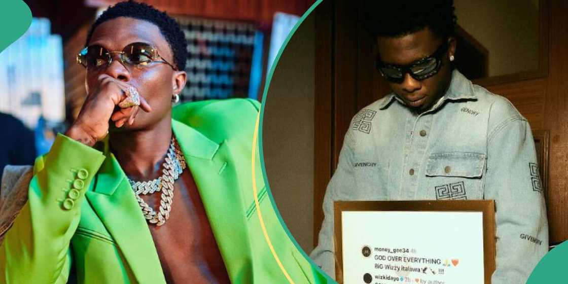Singer Wizkid and hypeman Money Gee Singer Wizkid and hypeman Money Gee