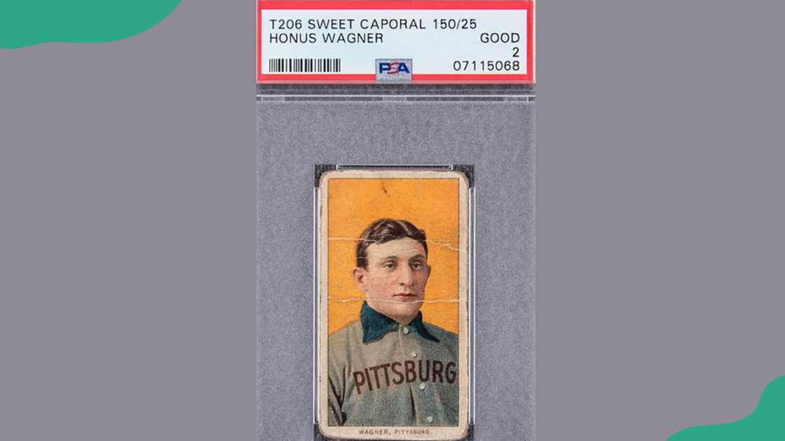 1909 T206 Honus Wagner.