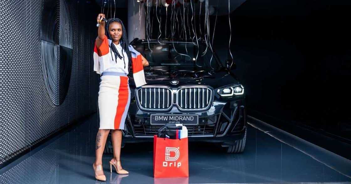 Receptionist, boss lady, boss moves, entrepreneur, Drip Footwear, BMW, new car, new ride, trending news, viral psot Receptionist, boss lady, boss moves, entrepreneur, Drip Footwear, BMW, new car, new ride, trending news, viral psot
