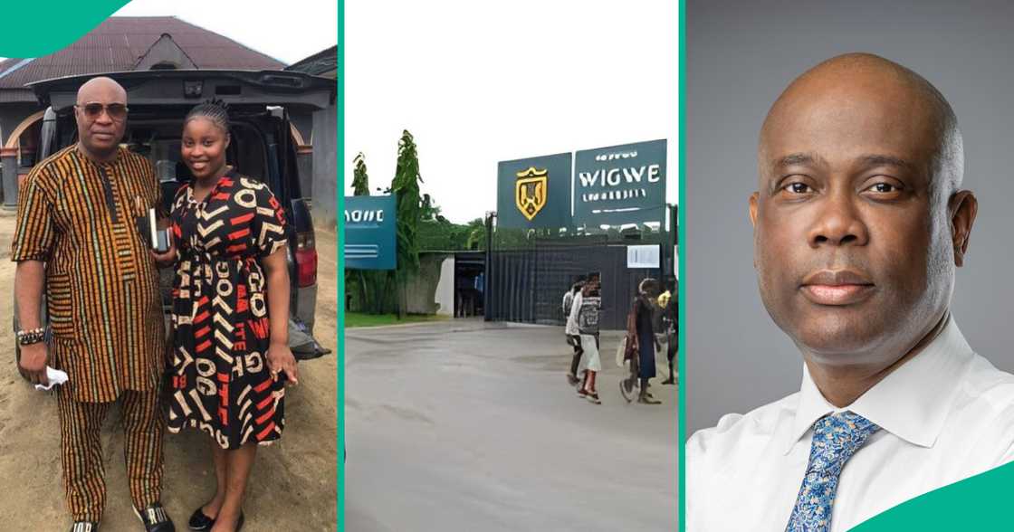 Man breaks silence after sending his daughter to Wigwe University