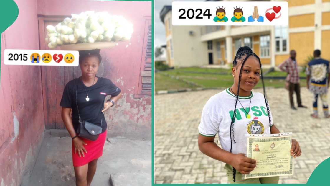 Lady passes out from NYSC. Lady passes out from NYSC.