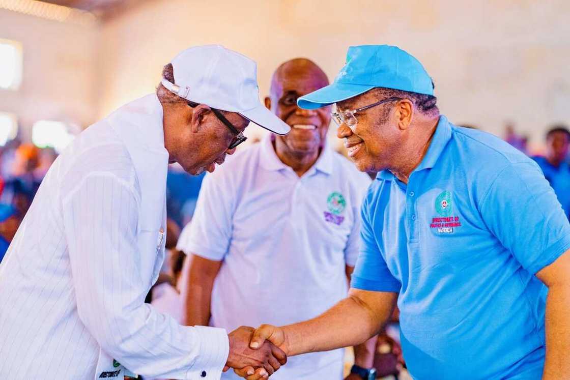 Governor Ifeanyi Okowa and Pastor Femi Emmanuel Governor Ifeanyi Okowa and Pastor Femi Emmanuel