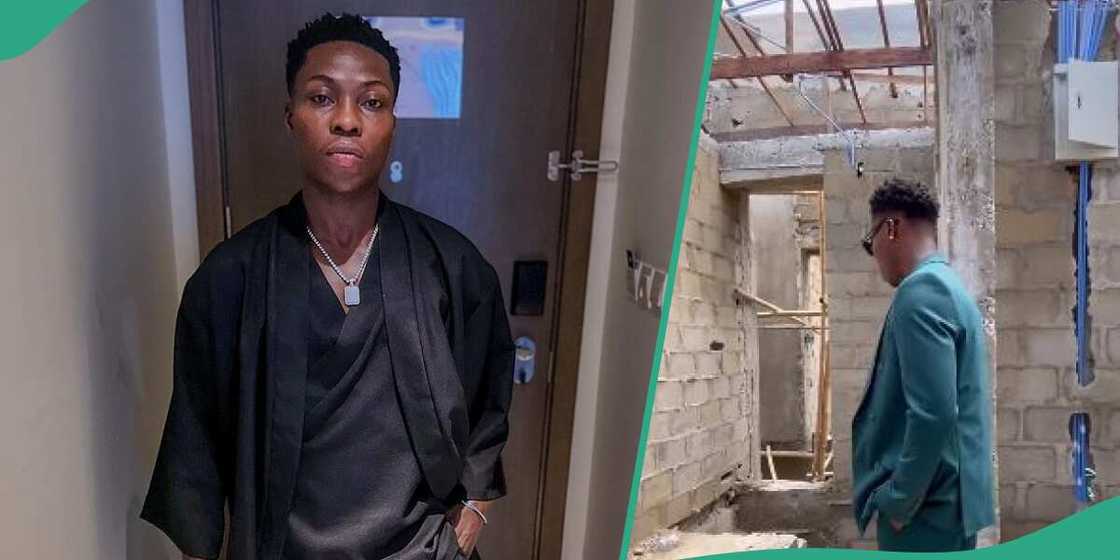 Reekado Banks unveils side hustle. Reekado Banks unveils side hustle.