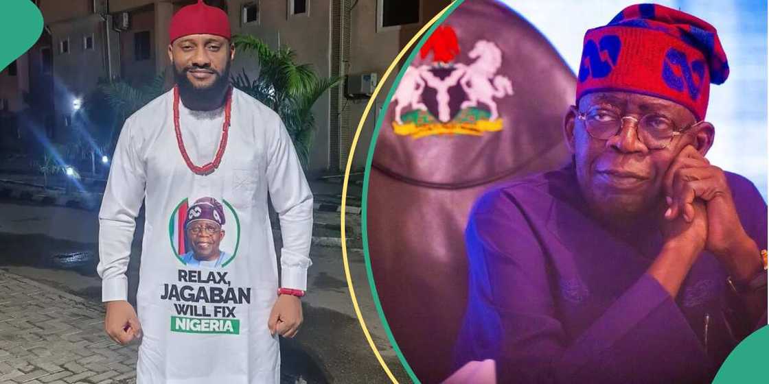 Yul Edochie says Tinubu will fix Nigeria.