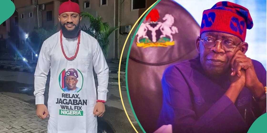 Yul Edochie tells President Tinubu to focus on governance and not 2027 politicking. Yul Edochie tells President Tinubu to focus on governance and not 2027 politicking.