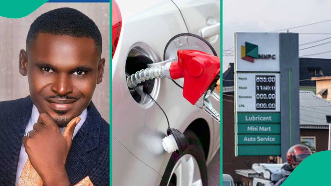 Man shares his joy over the reduction of the price of fuel.