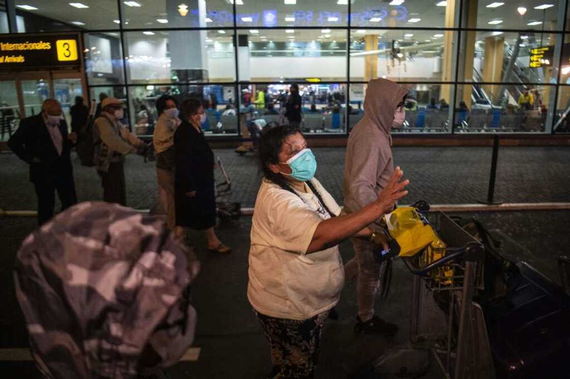 Zoila Lecarnaque Saavedra recently returned to Peru via Lima's Jorge Chavez Airport after spending eight years in a Hong Kong jail