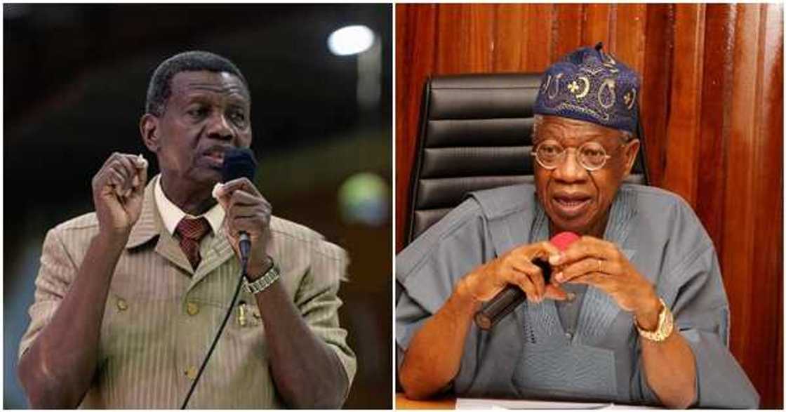 Twitter ban: FG takes decision on whether to prosecute Pastor Adeboye for violating order Twitter ban: FG takes decision on whether to prosecute Pastor Adeboye for violating order