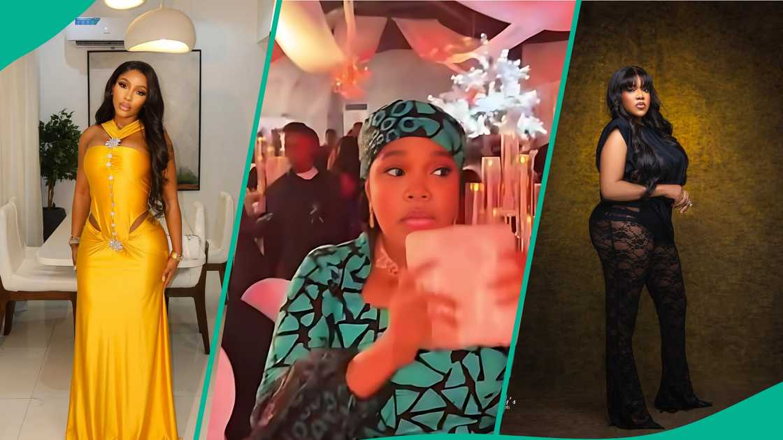 Mercy Eke and Toyin Abraham meet at Toke Makinwa's event Mercy Eke and Toyin Abraham meet at Toke Makinwa's event