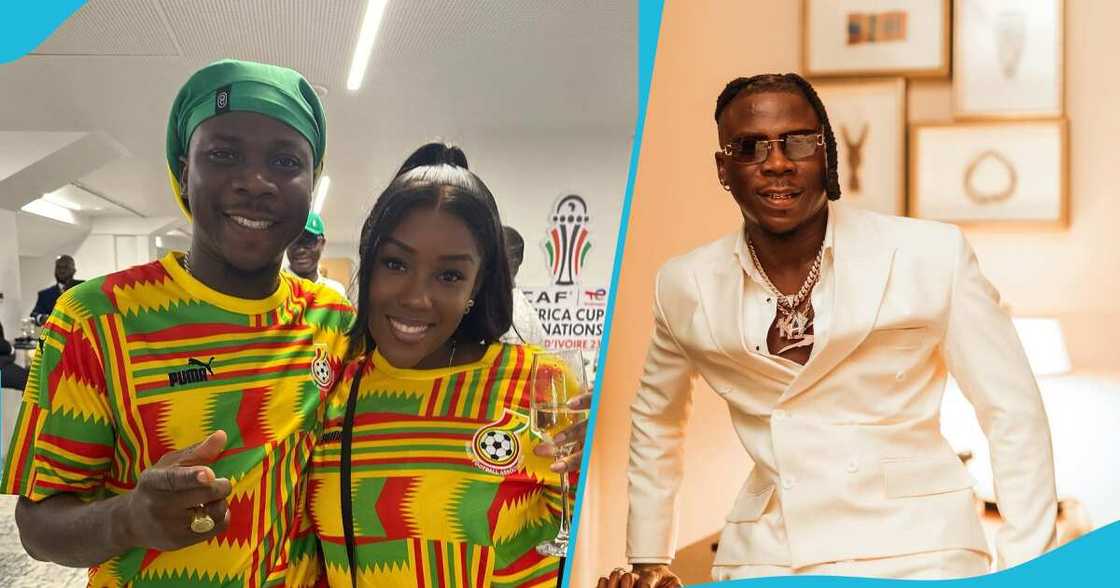 Stonebwoy and his wife