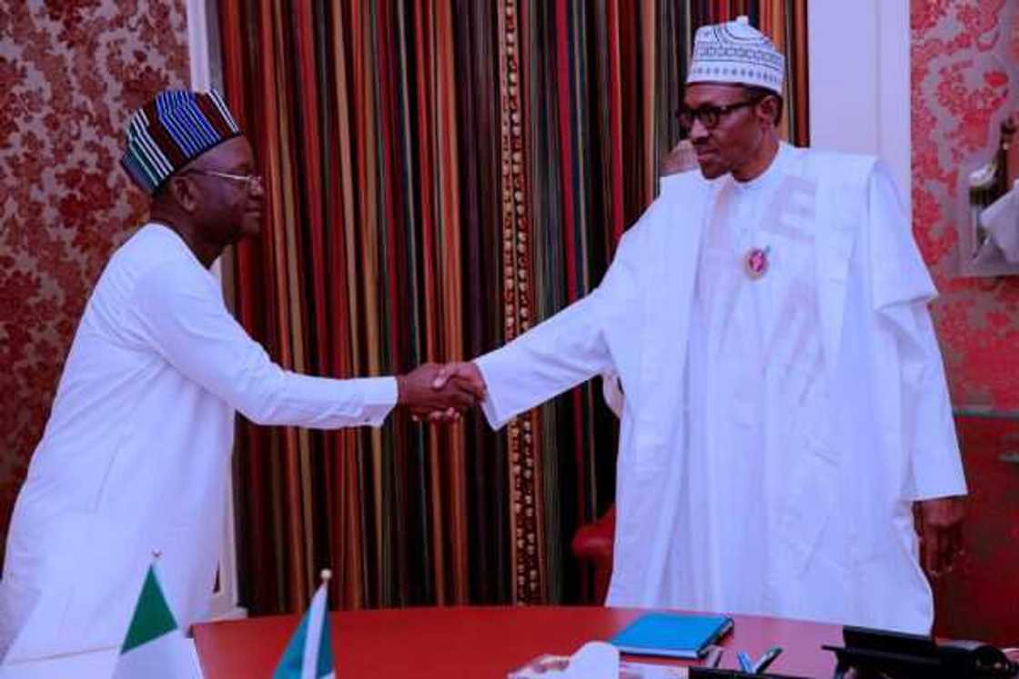 President Buhari meets Samuel Ortom over attack on governor President Buhari meets Samuel Ortom over attack on governor