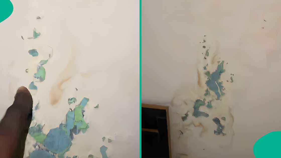 Chef shares video of mould he found in his hotel room in Asaba, cries out Chef shares video of mould he found in his hotel room in Asaba, cries out
