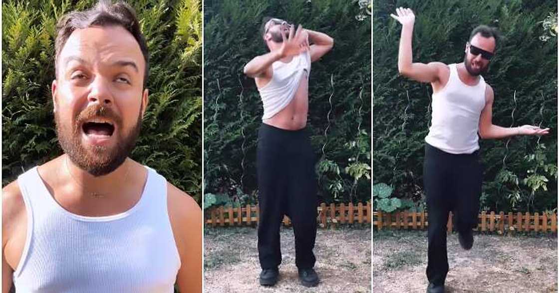 Oyinbo man sings Asake's Bandana, dance moves Oyinbo man sings Asake's Bandana, dance moves