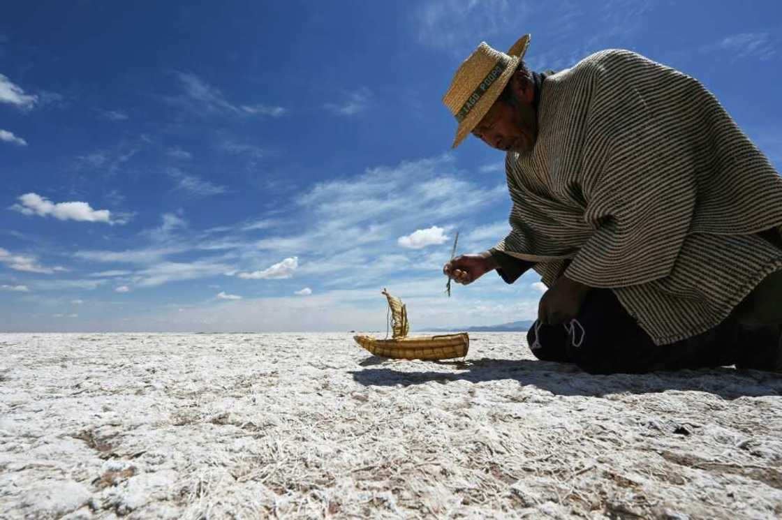 Felix Mauricio is a former fisherman who had built a life around a lake that is now gone Felix Mauricio is a former fisherman who had built a life around a lake that is now gone