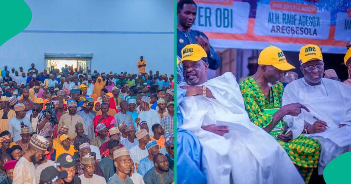 'Yan adawa yayin da suka yi taro a Gombe 'Yan adawa yayin da suka yi taro a Gombe