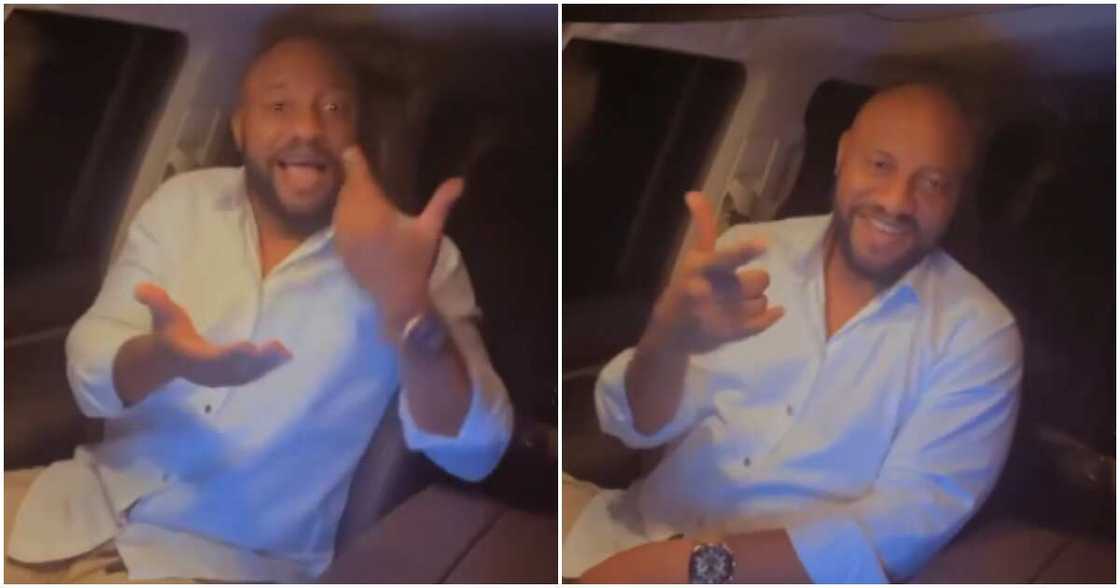 Yul Edochie seen dancing in video. Yul Edochie seen dancing in video.