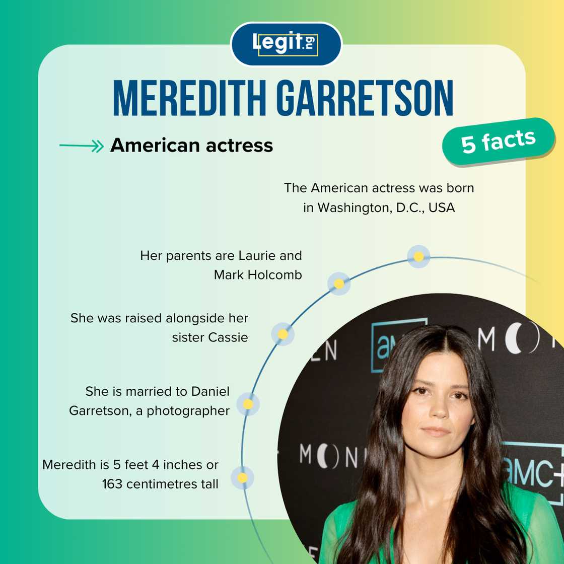 Top five facts about Meredith Garretson