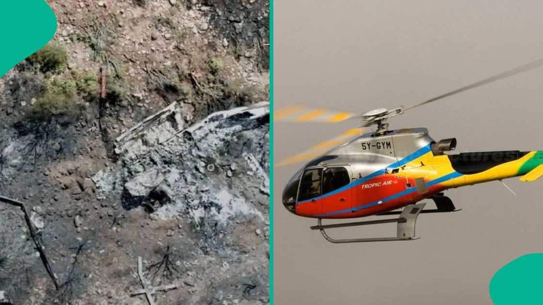 A helicopter crash near Mt. Ololokwe on August 19 killed all seven occupants, including Josh Outram, founder of Africa Heli Adventures. A helicopter crash near Mt. Ololokwe on August 19 killed all seven occupants, including Josh Outram, founder of Africa Heli Adventures.