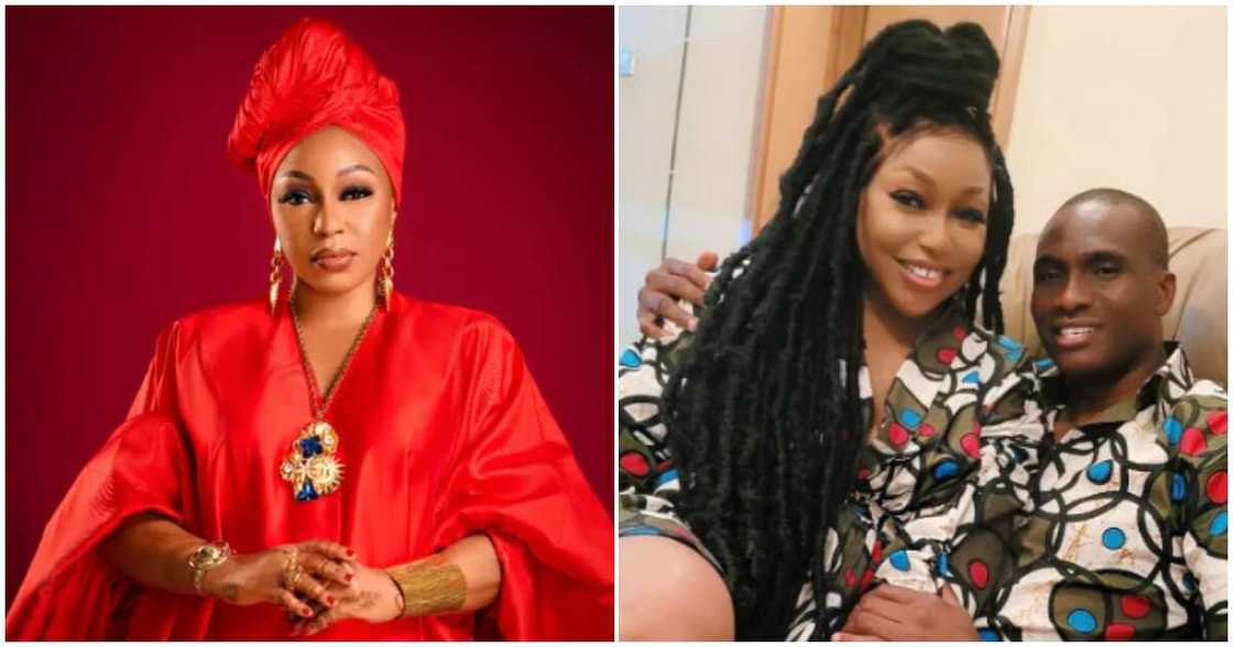 Rita Dominic and hubby Rita Dominic and hubby