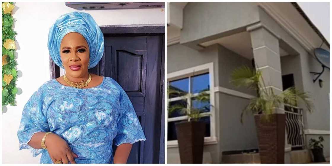 Adedoyin Kukoyi shows off new house