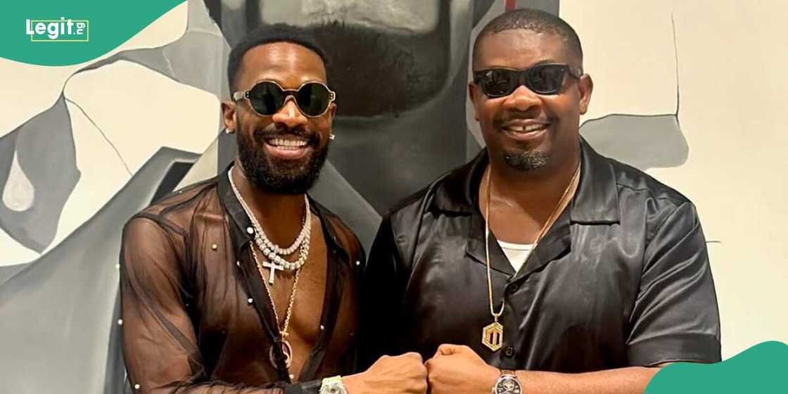 Dbanj and Don Jazzy link up in new photos. Dbanj and Don Jazzy link up in new photos.