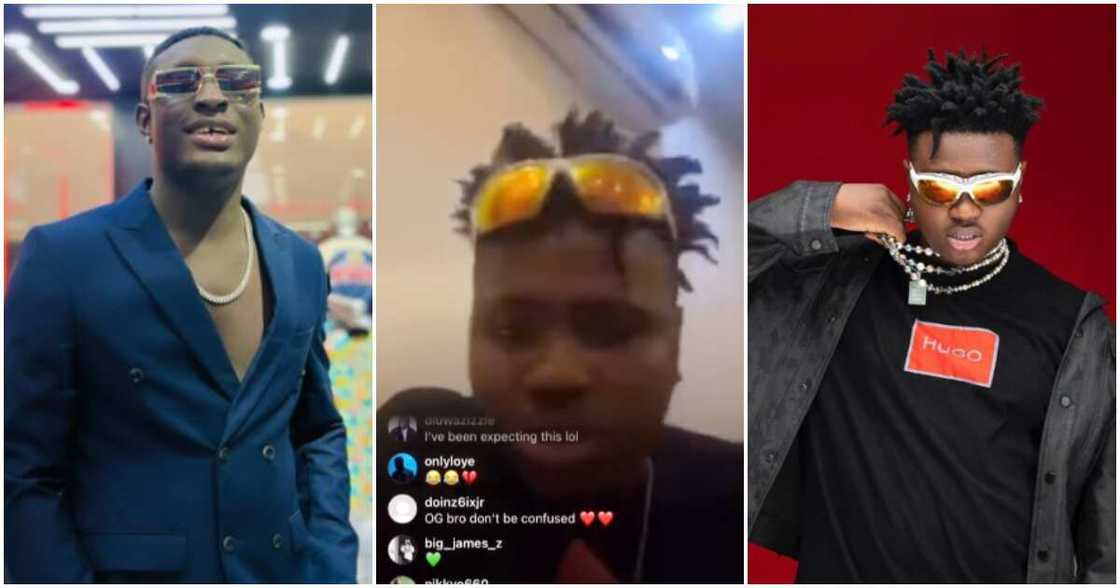 Berri Tiga calls out Carter Efe over Machala song. Berri Tiga calls out Carter Efe over Machala song.