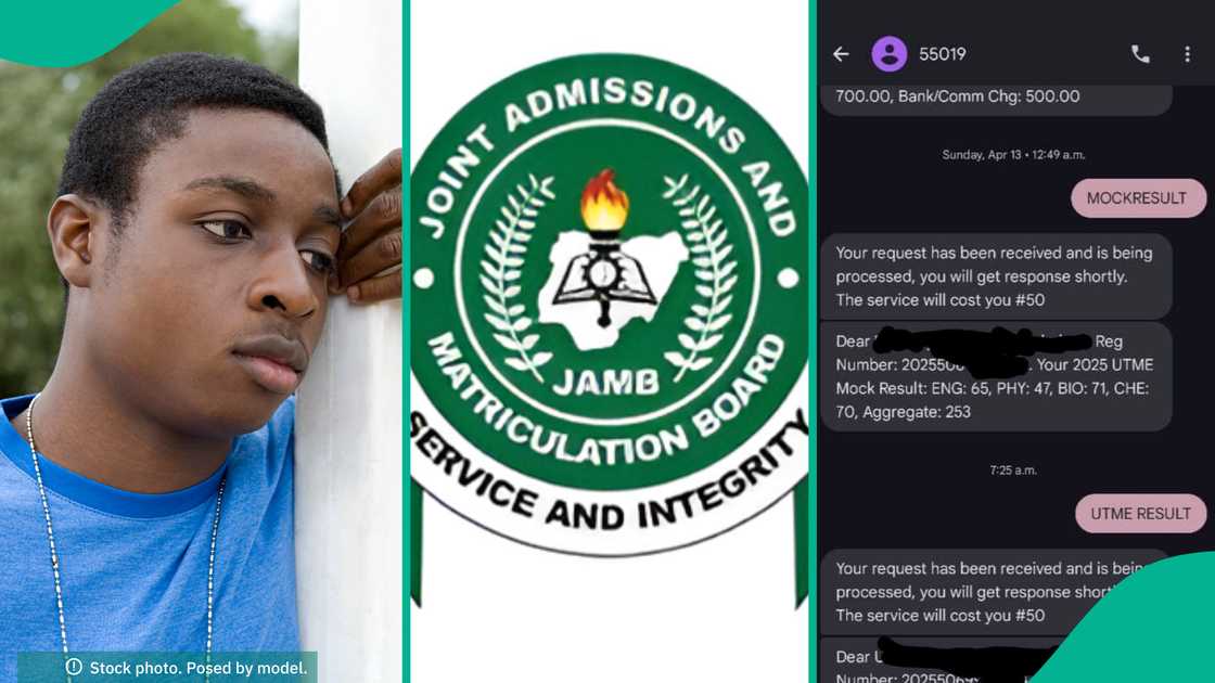 A 2025 JAMB candidate shares his disappointed after scoring less than 180 in his UTME. A 2025 JAMB candidate shares his disappointed after scoring less than 180 in his UTME.