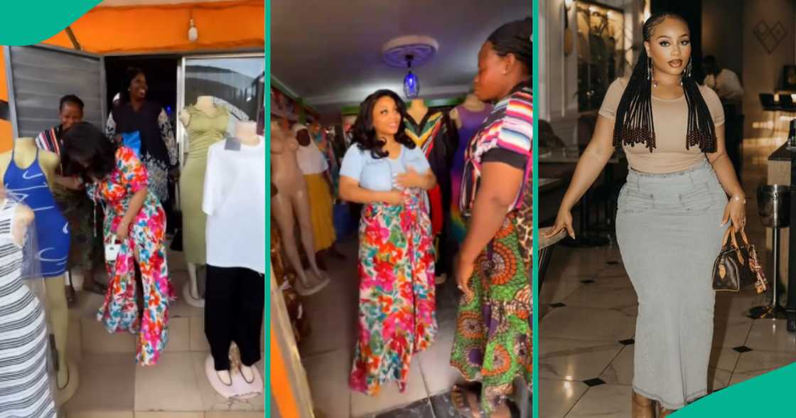 Lady shares observations after Davido's cousin Nikos Living patronised her shop