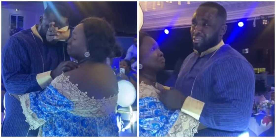 Mixed reactions trail video of groom crying like a baby while dancing with his mother at his wedding Mixed reactions trail video of groom crying like a baby while dancing with his mother at his wedding