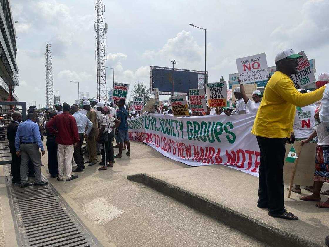 New naira notes protest New naira notes protest