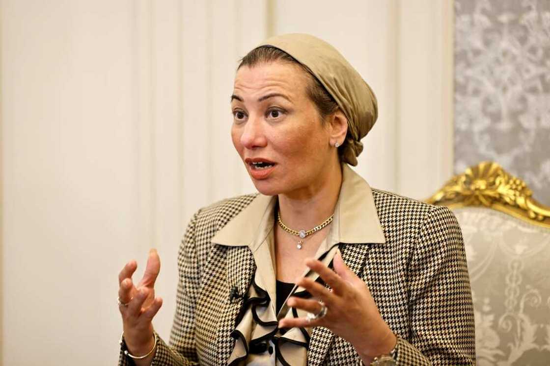 Egyptian Environment Minister Yasmine Fouad in an interview with AFP on the sidelines of an African preparatory meeting for COP 27 Egyptian Environment Minister Yasmine Fouad in an interview with AFP on the sidelines of an African preparatory meeting for COP 27