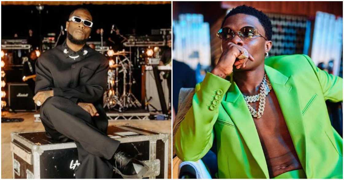 Burna Boy seemingly shades Wizkid over his cancelled shows due to low ticket sales. Burna Boy seemingly shades Wizkid over his cancelled shows due to low ticket sales.