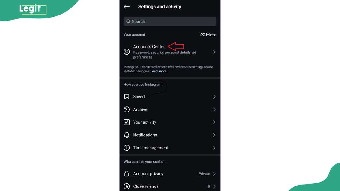 Screenshot of an Instagram page Screenshot of an Instagram page