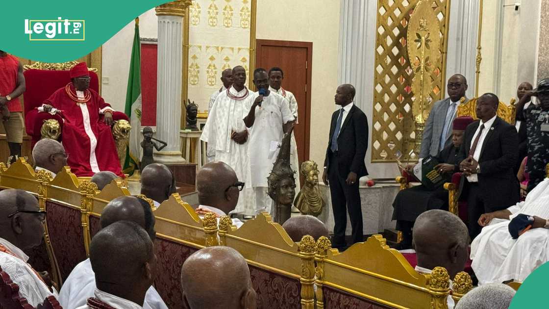 Shettima in Oba's palace Shettima in Oba's palace