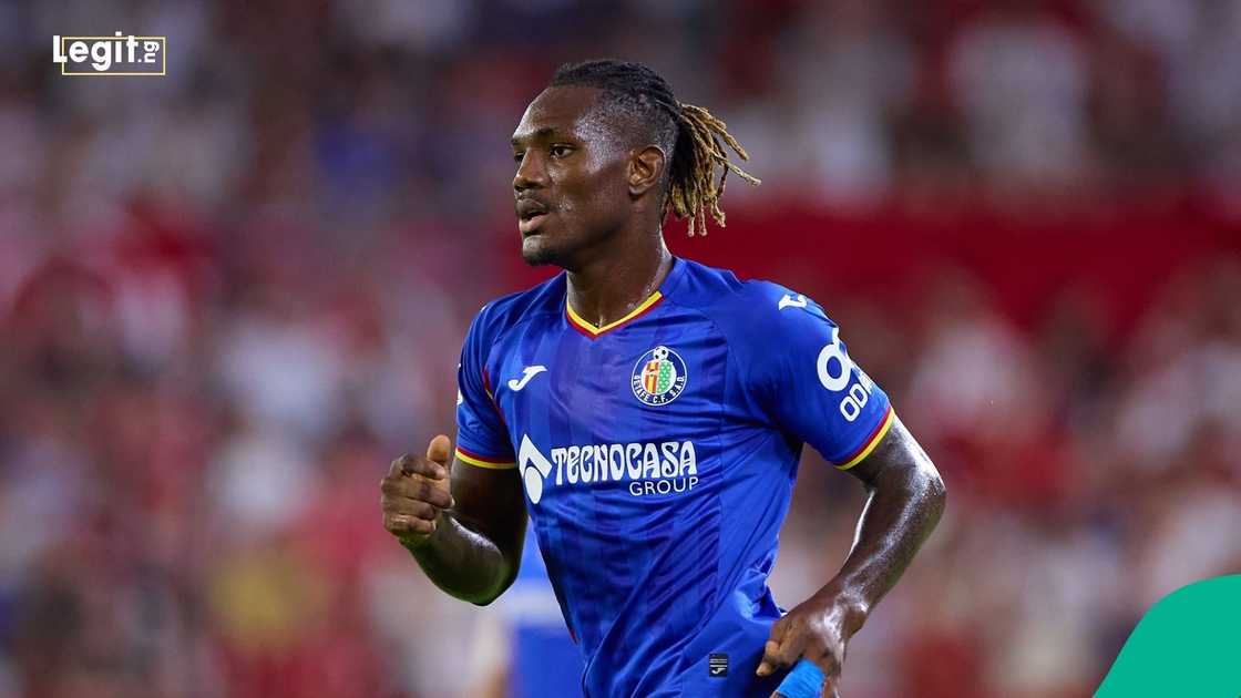 Christantus Uche, England, Premier League, Crystal Palace, Getafe. Christantus Uche, England, Premier League, Crystal Palace, Getafe.
