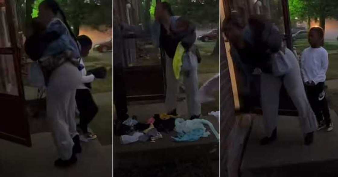 Man sends wife and kids packing Man sends wife and kids packing