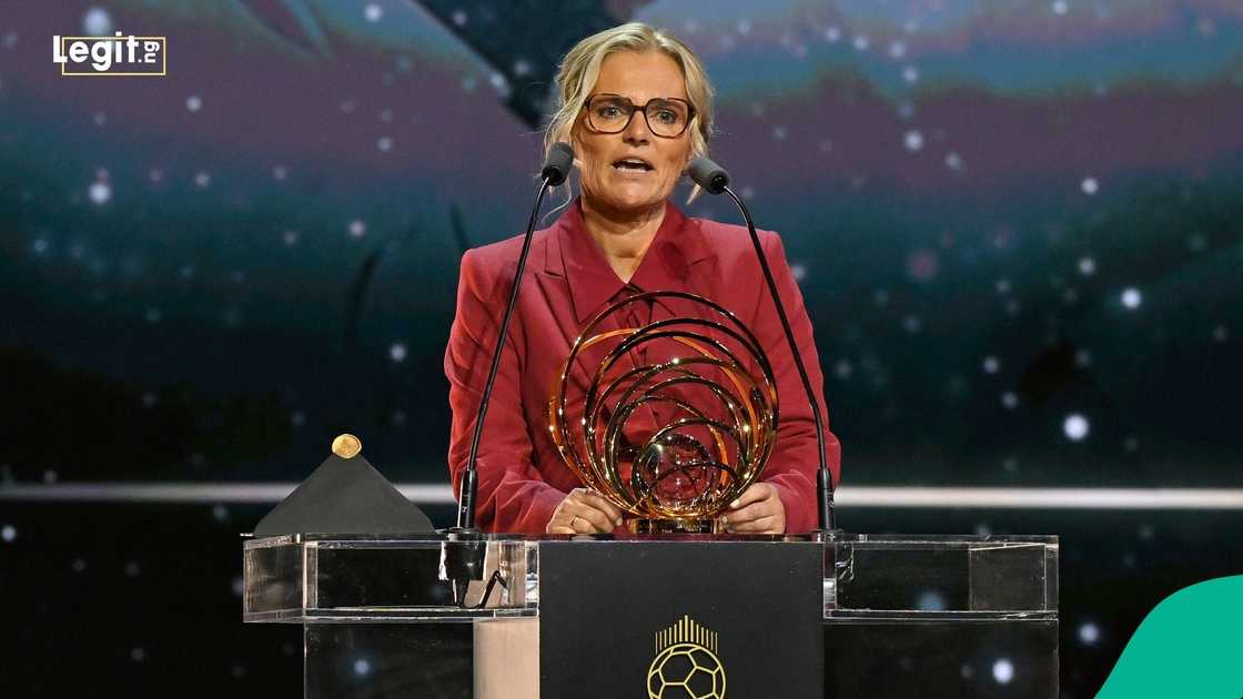 Sarina Wiegman, England, 2025 Ballon d'Or, Paris, Football, UEFA.