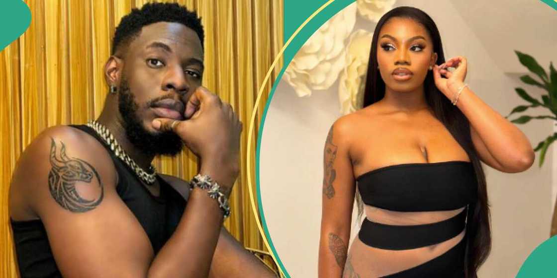 BBNaija star Soma edits birthday message to Angel. BBNaija star Soma edits birthday message to Angel.