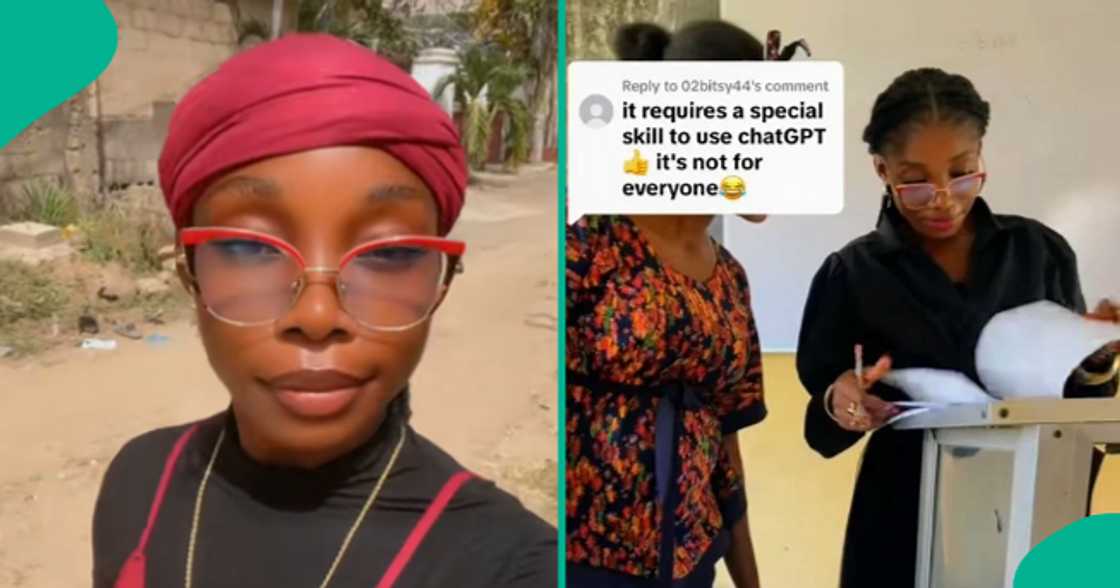 Lecturer displays the remark she left on the project of a student who copied Chat GPT word for word.